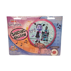 Disney Jr's Vampirina Theme Singing Balloon Vampire B-Day Party 28" Mylar-Foil